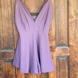 Purple romper